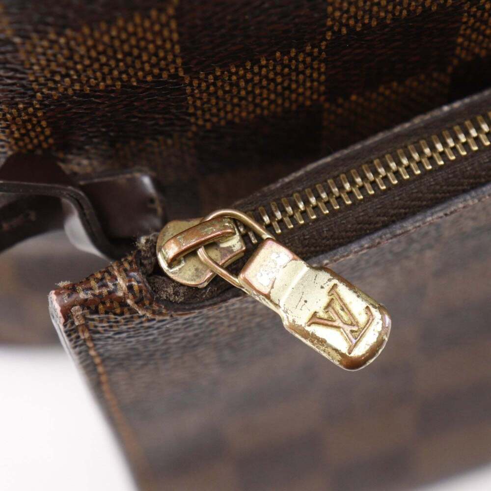 LOUIS VUITTON Brown Damier Canvas Neverfull MM Tote Bag - Picture 14 of 16